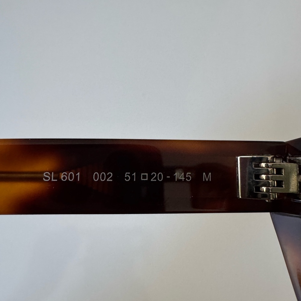 Saint Laurent SL 601 002 Rectangular Havana Green 51 mm-20-145 Unisex Sunglasses - Picture 14 of 16